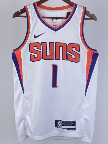 22-23 SUNS BOOKER #1 White Top Quality Hot Pressing NBA Jersey