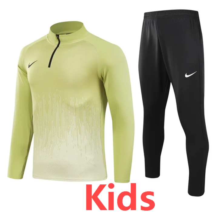 2024 NK Army Green Kids Half Pull Tracksuit (童装)(半拉链)