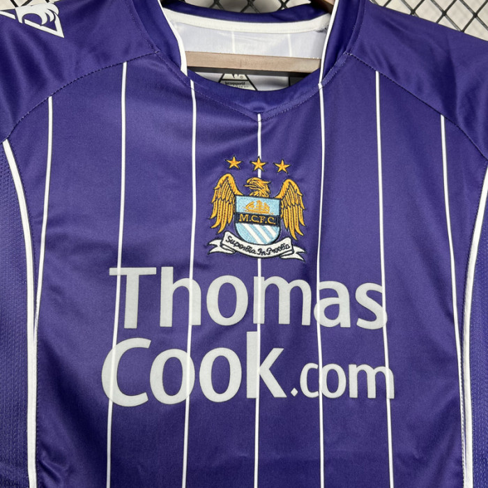 2007-2008 Man City Away Retro Soccer Jersey