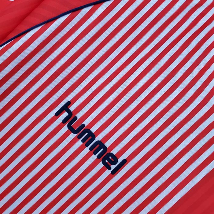 1986 Denmark Home Retro Soccer Jersey