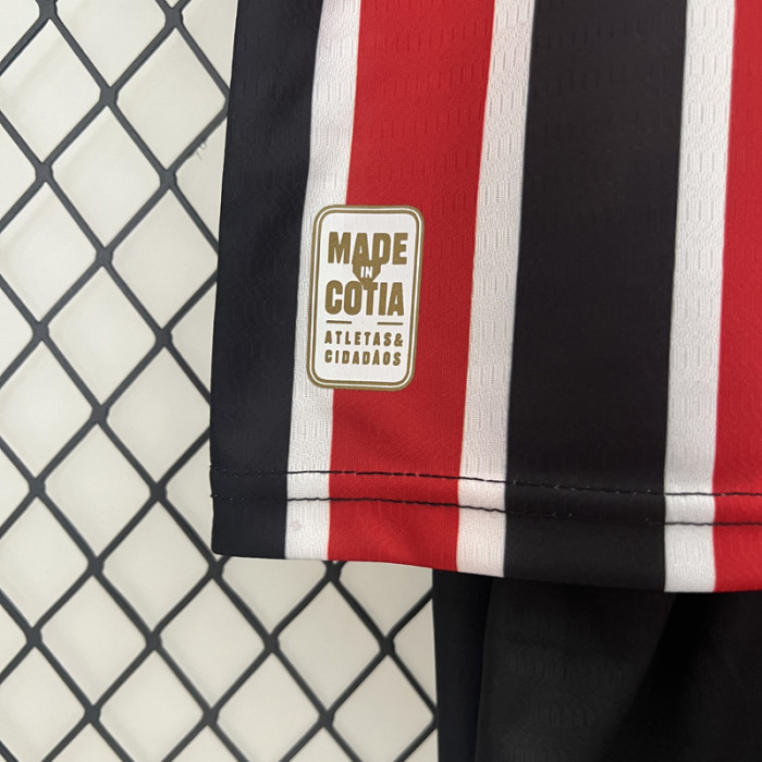 24-25 Sao Paulo Away Kids Soccer Jersey