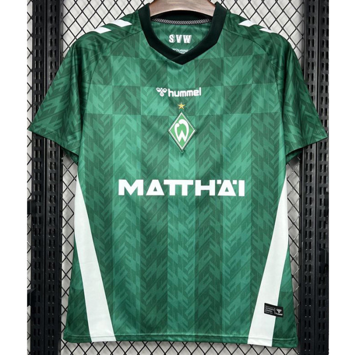24-25 Werder Bremen Home Fans Soccer Jersey