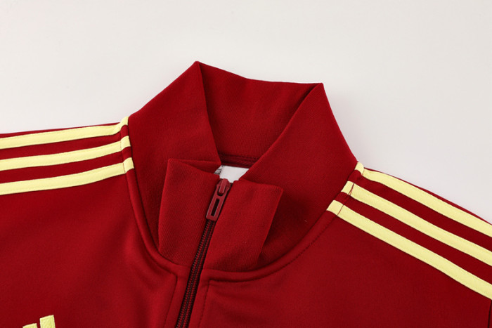 24-25 Roma Red blue Jacket Tracksuit #02