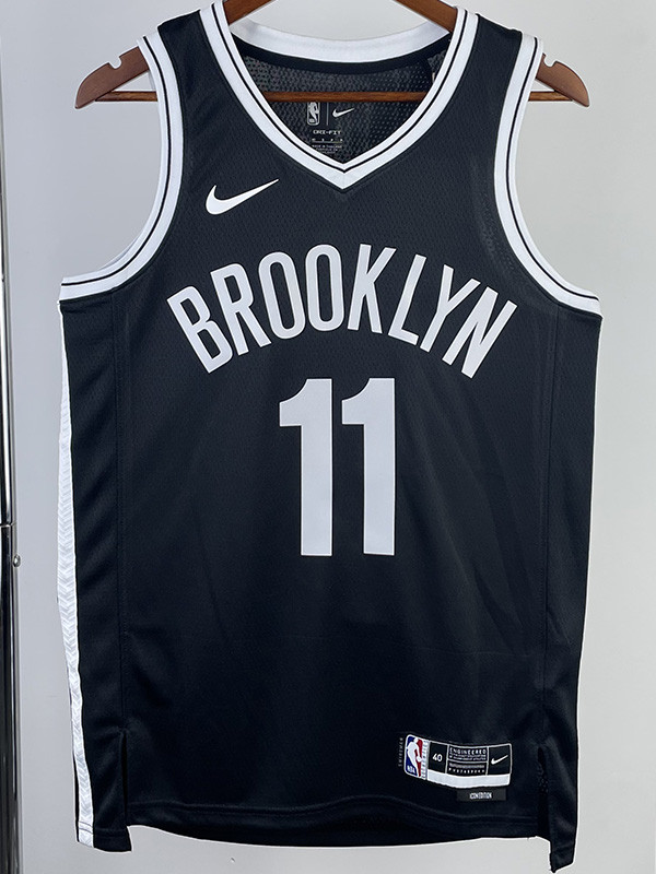 22-23 NETS IRVING #11 Black Top Quality Hot Pressing NBA Jersey