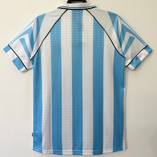 1996-1997 Argentina Home Retro Soccer Jersey