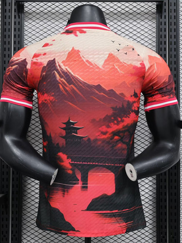 24-25 Japan Red Special Edition Player Version Soccer Jersey *夕阳红