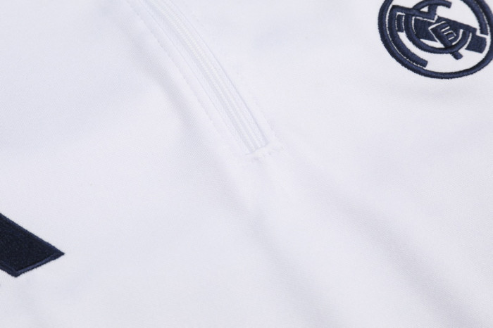 24-25 RMA White Kids Half Pull Tracksuit (童装)(半拉链)