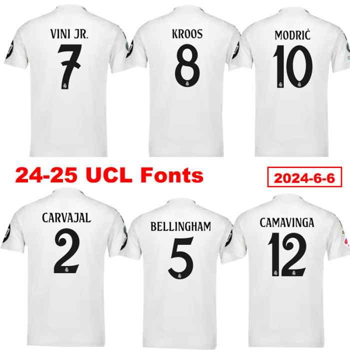 24-25 RMA Home Player Version Soccer Jersey