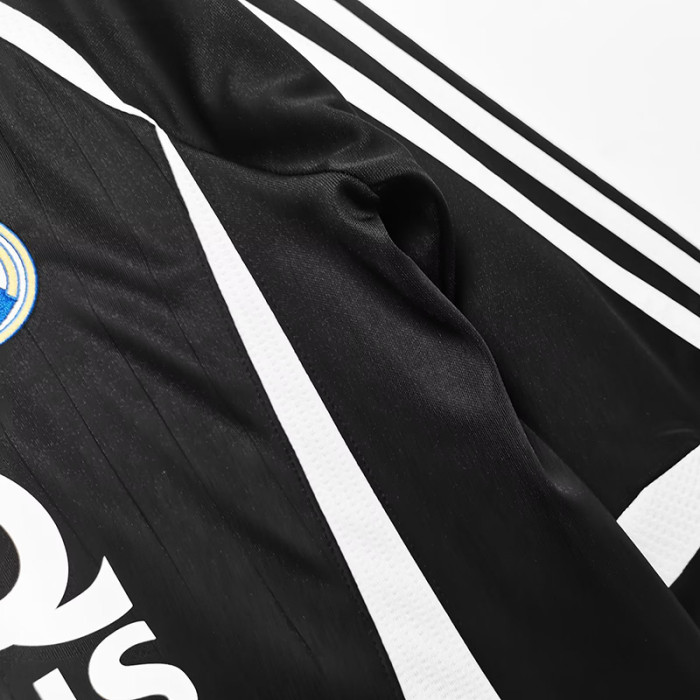 2006-2007 RMA Black Long Sleeve Retro Soccer Jersey