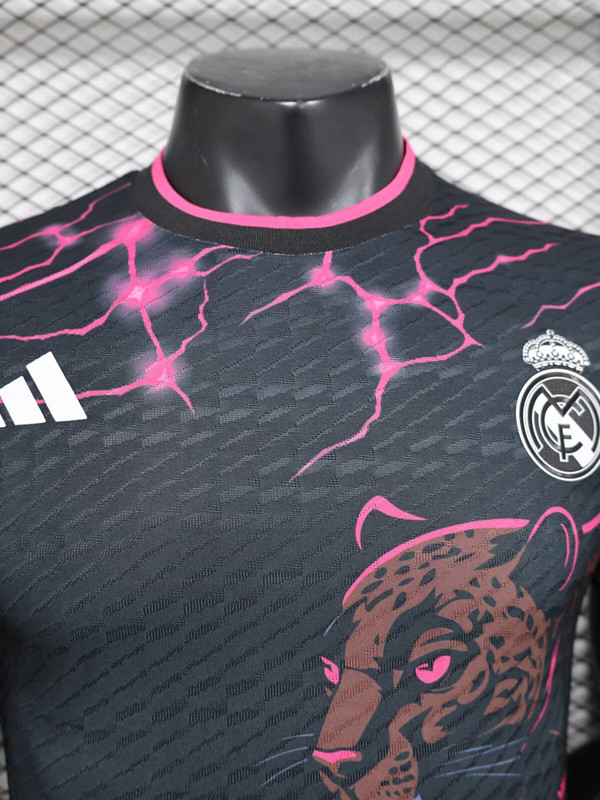 24-25 RMA Purple Special Edition Player Version Soccer Jersey #豹