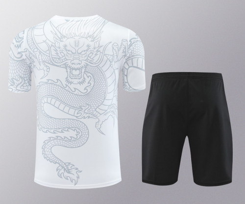 24-25 RMA White Training Short Suit #龙