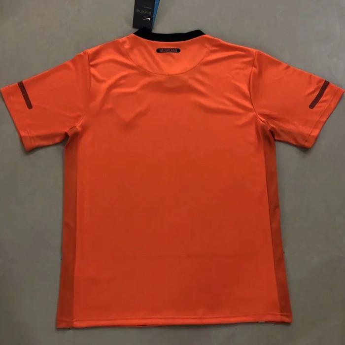 2010 Netherlands Home Retro Soccer Jersey