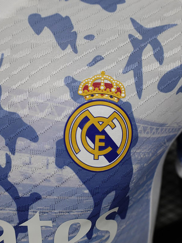 24-25 RMA Blue White Special Edition Player Version Soccer Jersey