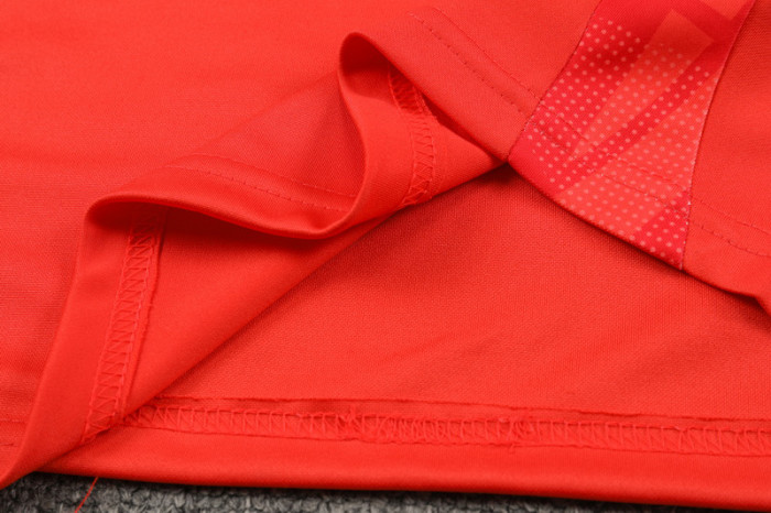 24-25 Man Utd Red Kids Half Pull Tracksuit (童装)(半拉链)