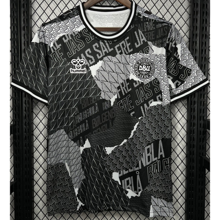 24-25 Denmark Black Training Shirts