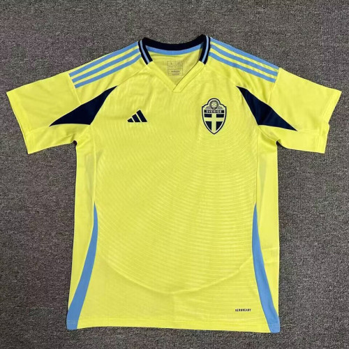 24-25 Sweden Home Fans Soccer Jersey