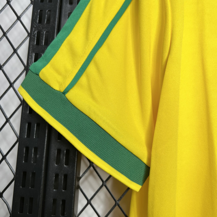 1998 Brazil Home Retro Soccer Jersey