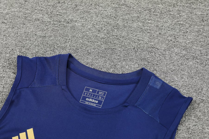 24-25 Italy Royal blue Tank top and shorts suit
