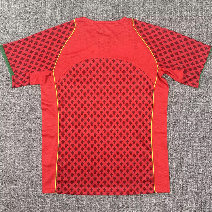 2004 Portugal Home Retro Soccer Jersey