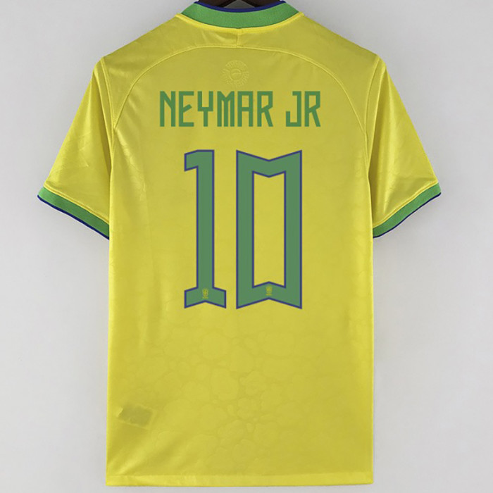 22-23 Brazil Home World Cup Fans Soccer Jersey
