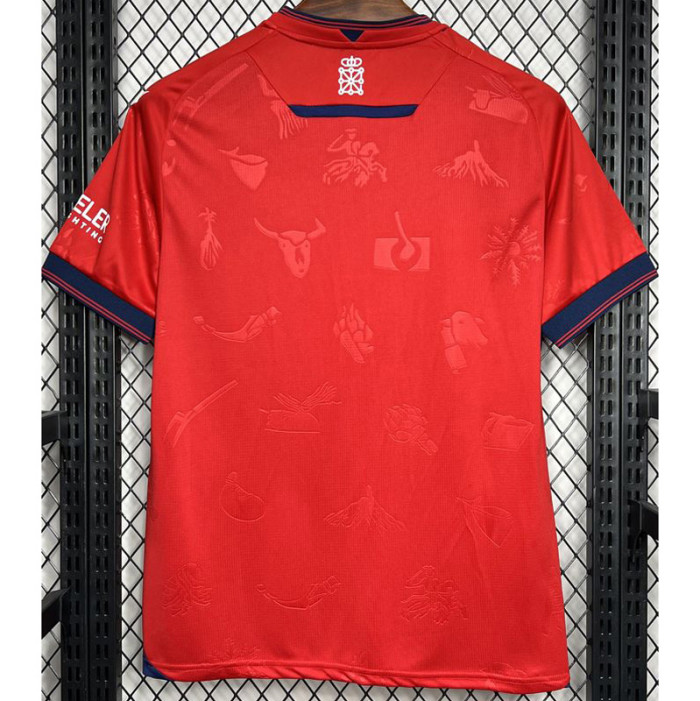 24-25 Osasuna Home Fans Soccer Jersey