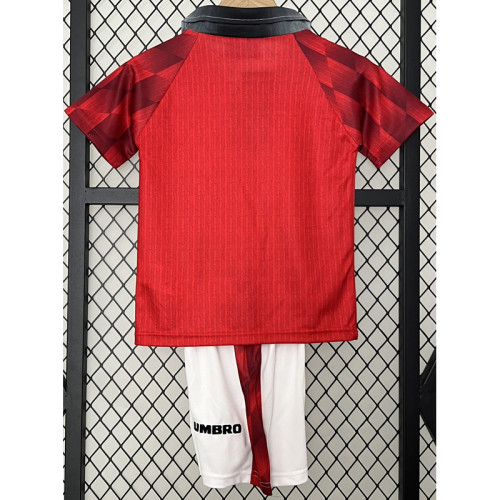 1996-1997 Man Utd Home Kids Retro Soccer Jersey