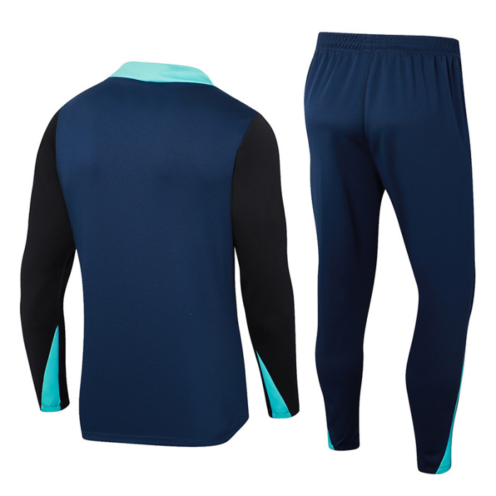 24-25 NK Royal Blue Half Pull Tracksuit #05(半拉链)