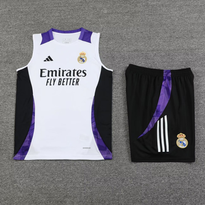 24-25 RMA White Tank top and shorts suit