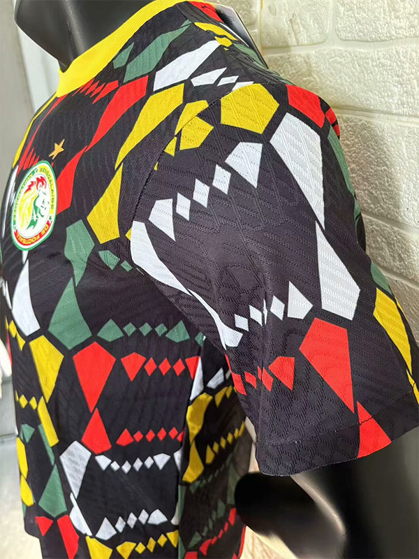 2024 Senegal Black Yellow Player Version Training Shirts