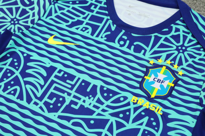 24-25 Brazil Fancy blue Training Short Suit