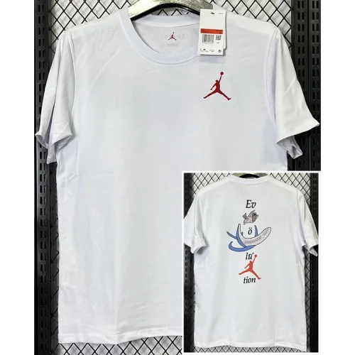 T274 Jordan White High Quality Casual T-Shirt