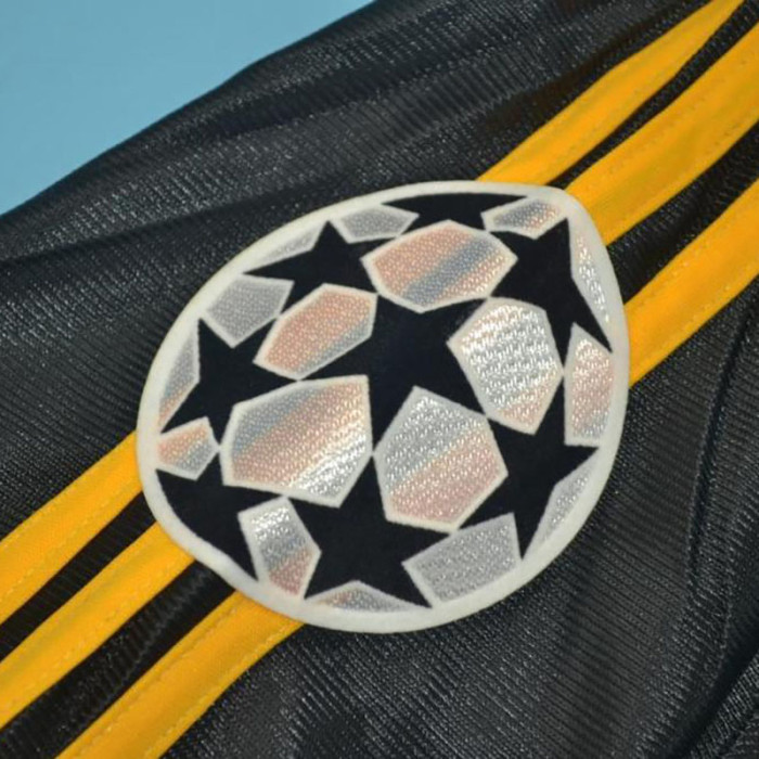 2000-2001 RMA Away Black Retro Soccer Jersey