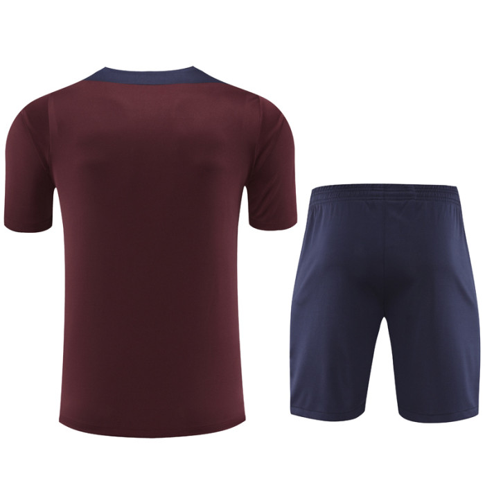 24-25 England Red Training Short Suit