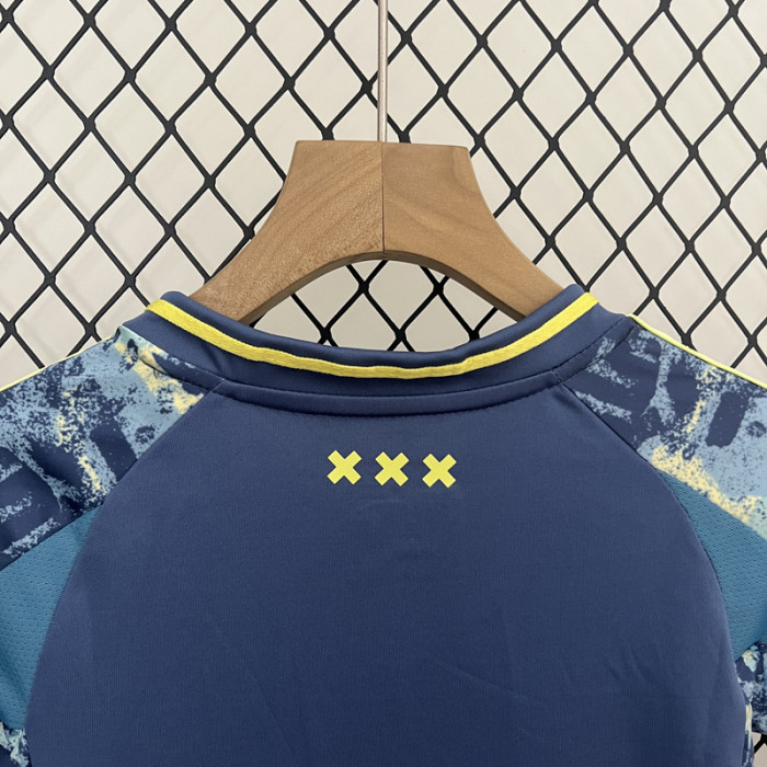 24-25 Ajax Away Kids Soccer Jersey