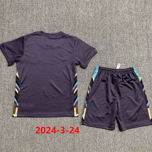 24-25 England Away Kids Soccer Jersey