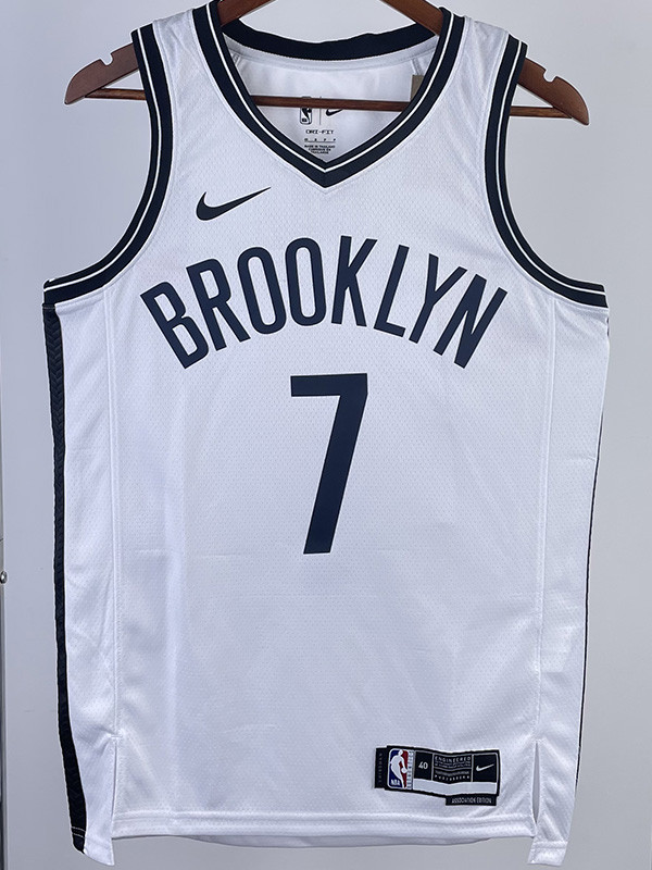 22-23 Nets DURANT #7 White Top Quality Hot Pressing NBA Jersey