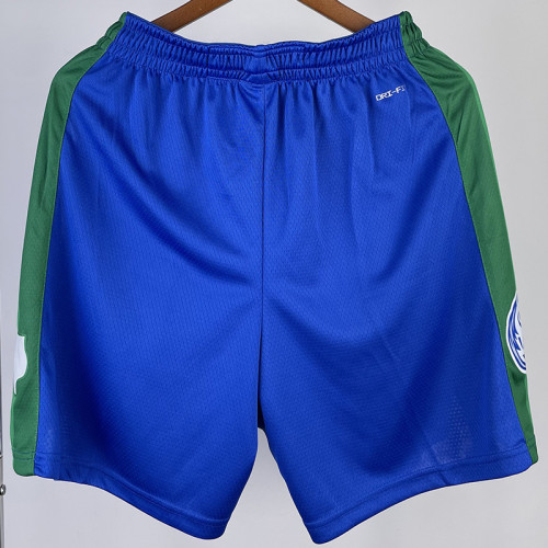 22-23 Dallas Mavericks Blue City Edition Top Quality NBA Pants