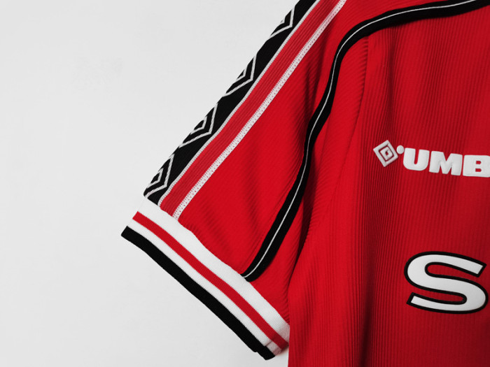 1998-1999 Man Utd Home Retro Soccer Jersey