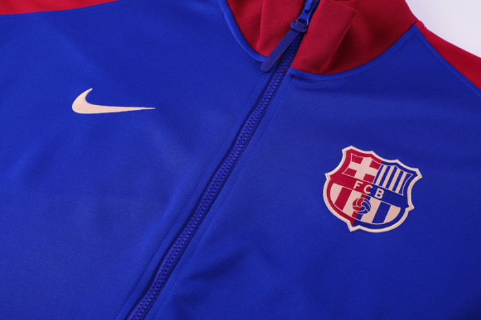 24-25 BAR Fancy blue Jacket Tracksuit #01