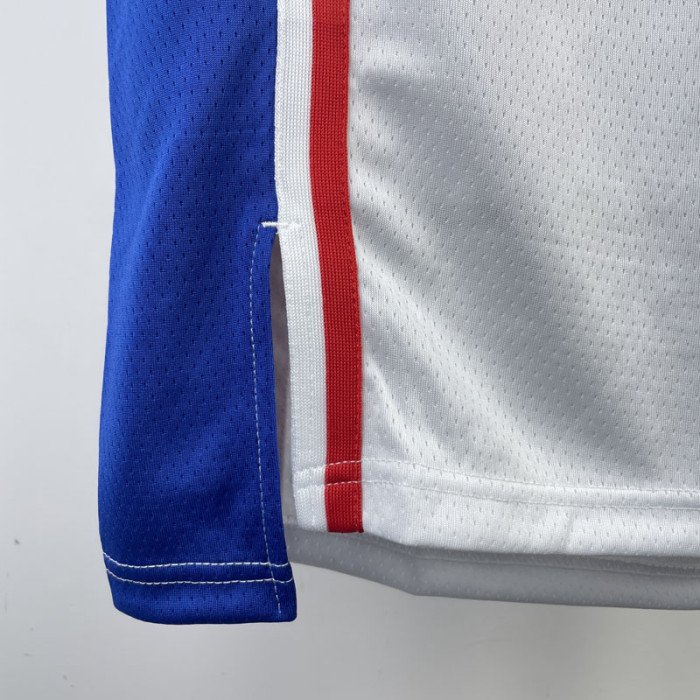 22-23 76ERS EMBIID #21 White Top Quality Hot Pressing NBA Jersey