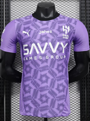 24-25 Al-Hilal Third Player Version Soccer Jersey