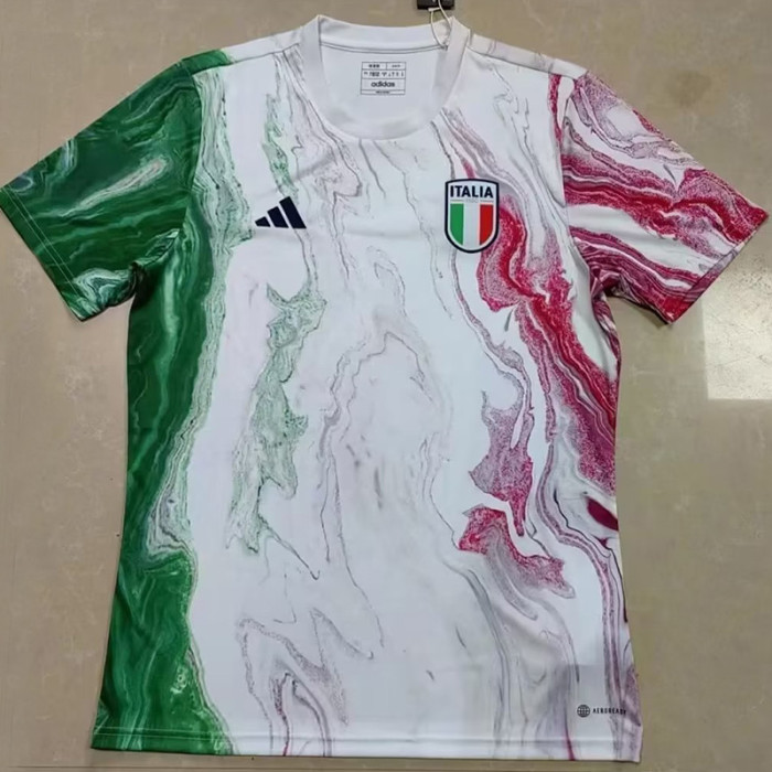 2023 Italy Green White Red Training shirts