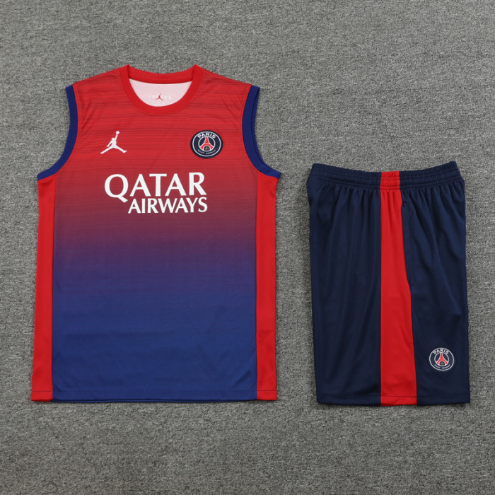 24-25 PSG Red Tank top and shorts suit