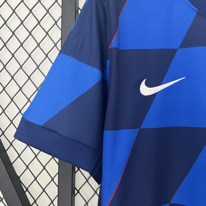 24-25 Croatia Away 1:1 Fans Soccer Jersey
