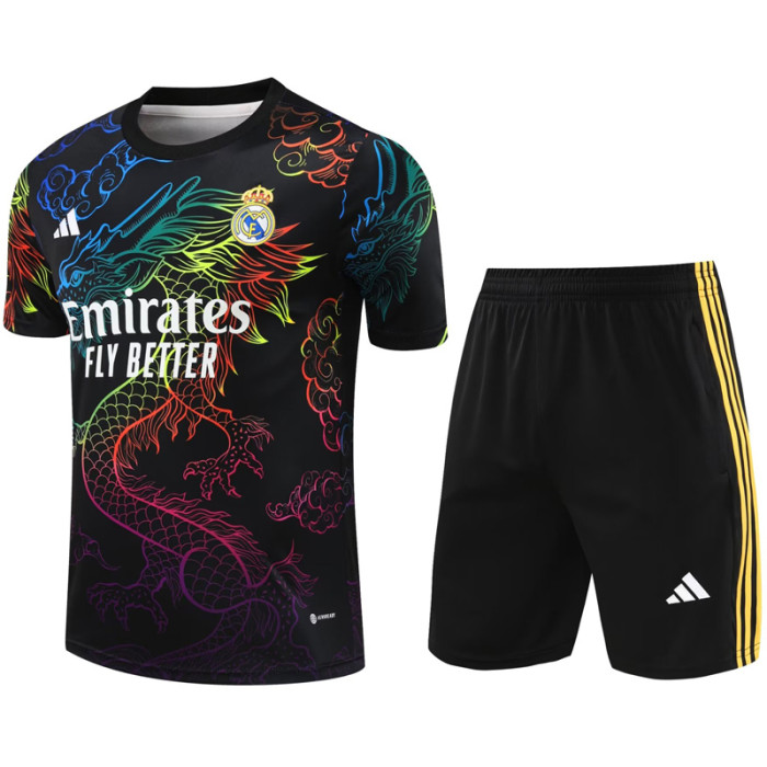 24-25 RMA Black Training Short Suit #彩龙
