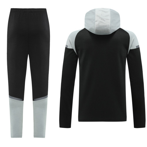 2024 PM01 Black Grey Hoodie Jacket Tracksuit (黑灰色)