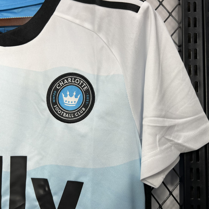 24-25 CHarlotte FC Home Fans Soccer Jersey