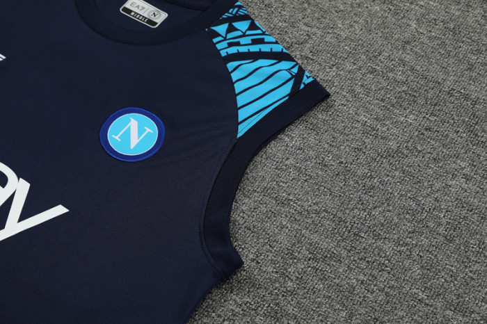 24-25 Napoli Dark Blue Tank top and shorts suit