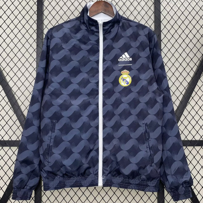 2024 RMA White & Black Double Sided Windbreaker (双面刺绣)(双面风衣)