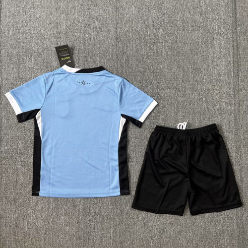 24-25 Uruguay Home Kids Soccer Jersey